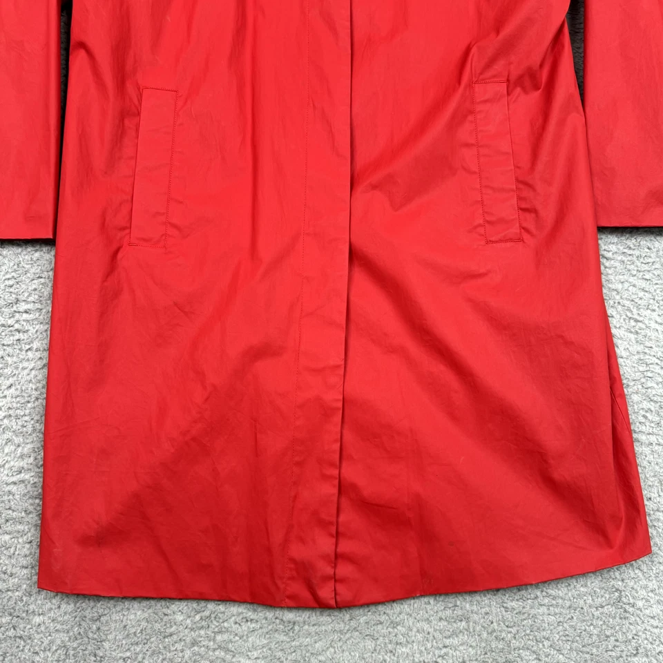 Abrigo de lluvia Mossimo para mujer M rojo dopamina vestido color brillante minimalista alta costura Foto 4 de 4