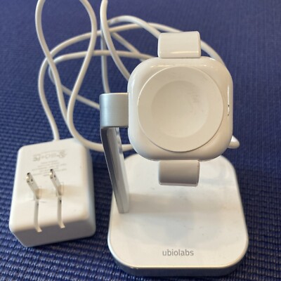 Ubio Labs Apple Watch Wireless Charging Station Stand Dock Dual