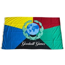 Goodwill Games Promotional Flag Rare 80's 90's Vintage 60"x34"