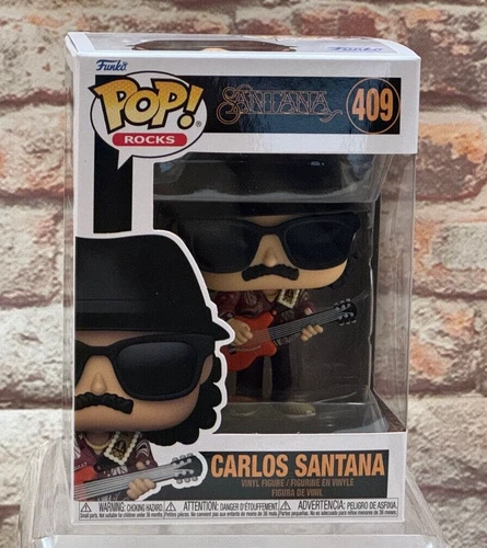 Funko Pop! Rocks - Carlos Santana #409  - FREE PopShield Protector