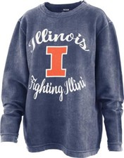 Women's University of Illinois Comfy Cord Pullover Sweatshirt