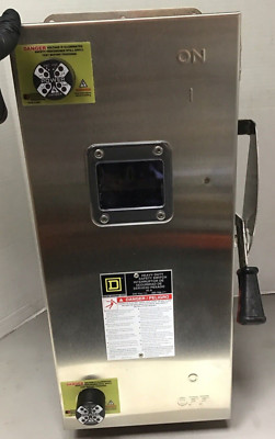 Square-D H2223NDSLI2SLCVW Safety Switch w/ Viewing Window 240VAC 60A (R66)
