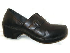 Dansko Professional Clog Shoes Womens 8.5 - 9 / EUR 39 Black Leather  Strap