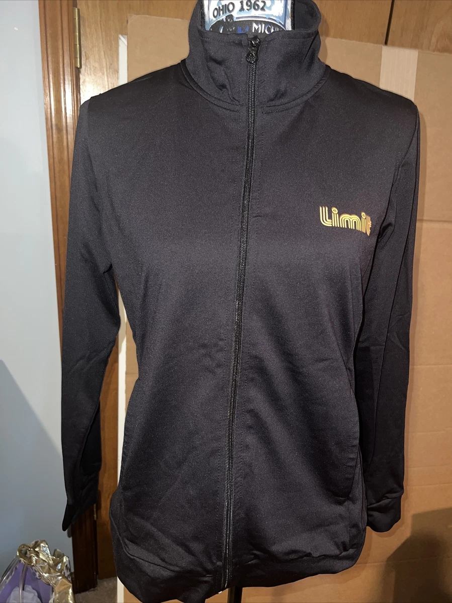 Black sports zip up jacket outlet