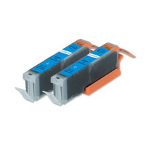 2 PK Cyan ink Cartridges for Canon 251XL Pixma MG5420 MG5520 MX920 MX922 MG5620