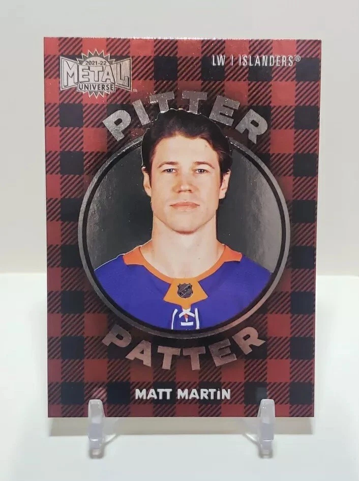 🥷 2021-22 Skybox Metal Universe Matt Martin Pitter Patter #PP-7 Islanders 🥷 - Image 2 of 4