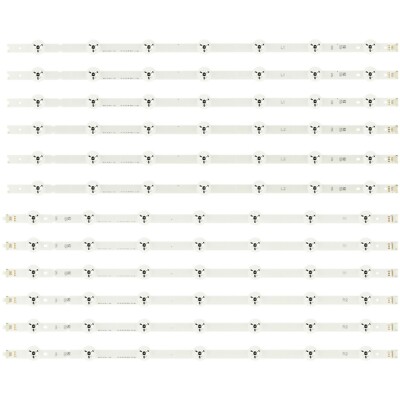 12pcs TV LED Strips For 55'' V14 SLIM DRT Rev0.0 1 L1 L2 R1 R2-Type 55LB730B