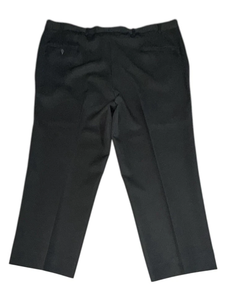 Pantalones de vestir negros para hombre ALEXANDER LLOYD talla W48 x L27 100 % poliéster Foto 3 de 4