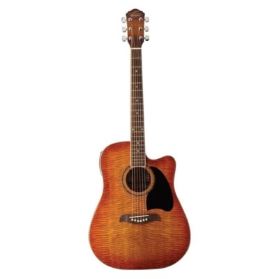 Oscar Schmidt OG2CEFYS, Dreadnought Westerngitarre sunburst, mit Pickup 4-Bd EQ