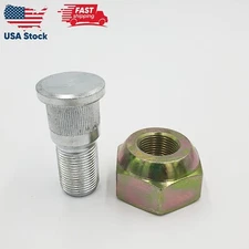 Wheel Stud + Nut Front Right Passenger Side For ISUZU NPR NQR NPR-HD NRR 98-25