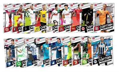 Topps Captain Set Bundesliga Flagship 2021 22 -- Captain Set mit allen 18 Cards