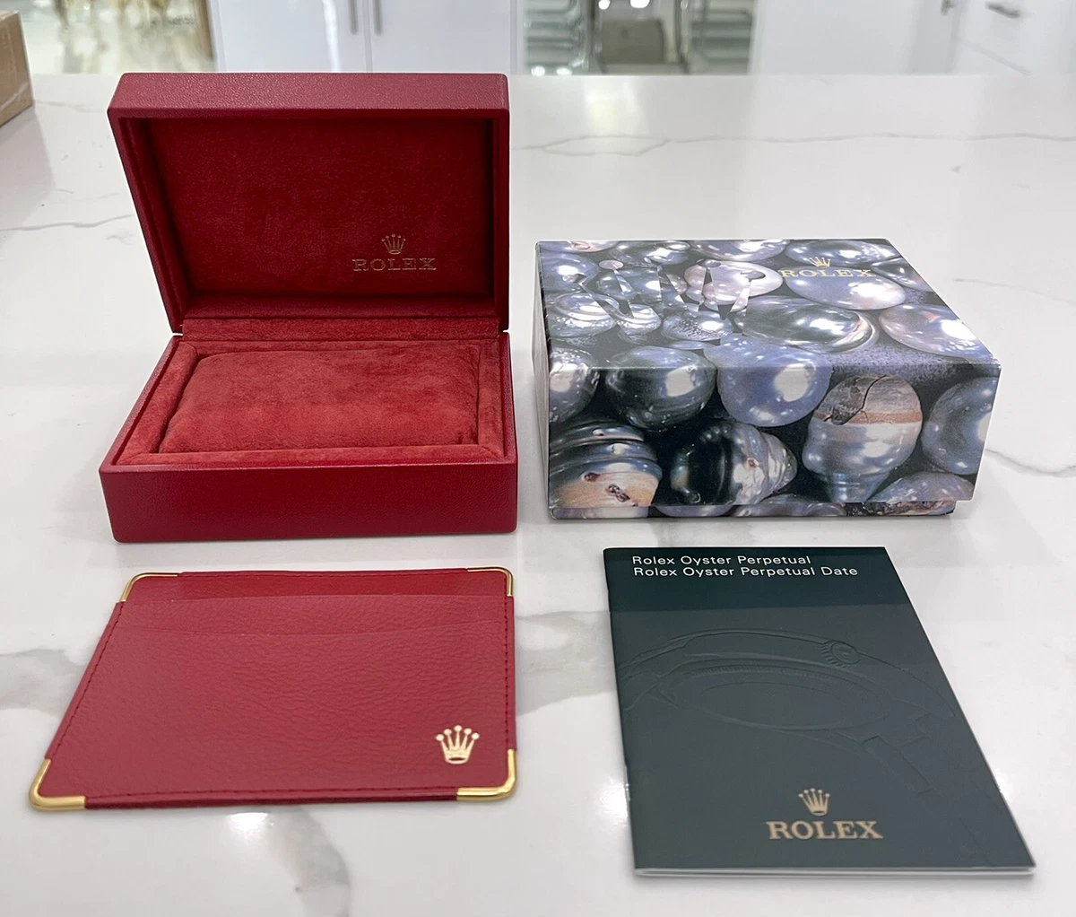 Rolex red shop box