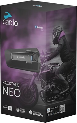 Cardo PackTalk NEO duo double motorcycle intercom Fast Shipping in 3-6 days