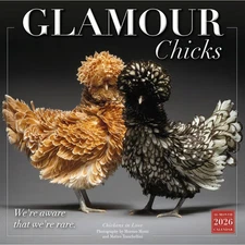 Sellers Publishing,  Glamour Chicks 2026 Wall Calendar, 12'' X 12'', 16-Month Ca