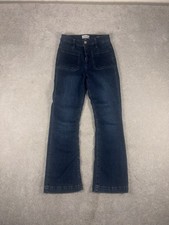 frame le crop mini boot 25 button fly Cropped Boot Cut Jeans