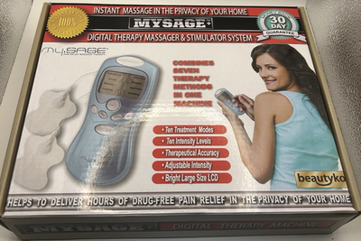 #ad Digital Therapy Massager Muscle Stimulator Pain Pain Relief Massage Device $35.59