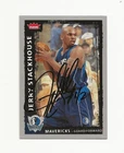 JERRY      STACKHOUSE    MAVERICKS        AUTOGRAPHED    CARD