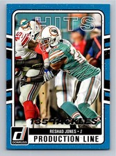 2016 Donruss Production Line Hits  Reshad Jones 4