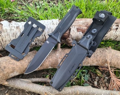 Gerber Strongarm black Messer Fahrtenmesser Outdoormesser + MOLLE Scheide