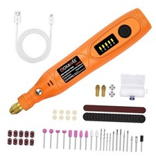 Mini Cordless Rotary Tool Kit with 105pcs Accessories, USB Charging 5-Speed