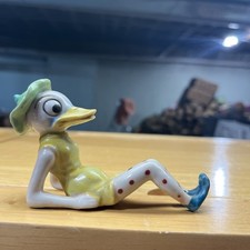 VINTAGE JAPAN CERAMIC DUCK W/ ARMS  LEGS UNIQUE PIECE