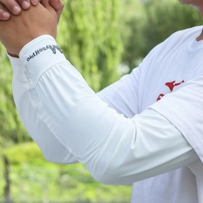 1 Paar Herren UV Schutz Eis Seide Arm Ärmel Kühlend Sonnenschutz Fahren Abdeckungen