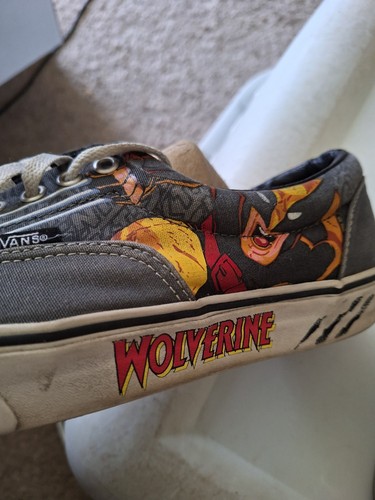 Vans Off the Wall Wolverine Marvel Low Size Men 10.5 USED - Picture 2 of 5