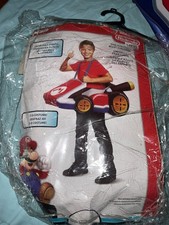     Halloween Mario Kart Costume Boys Padded Super Mario Bros. Children Read    
