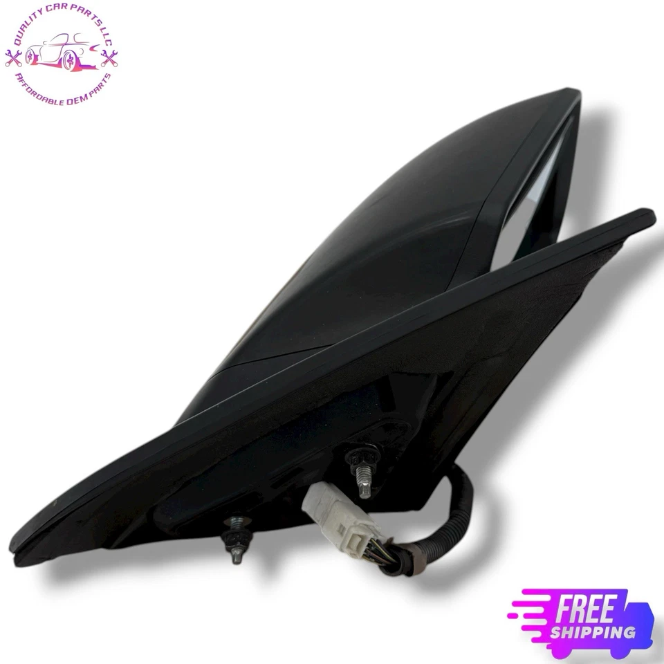 🚗✅ Espejo retrovisor lateral derecho pasajero Nissan Altima 2007-2012 OEM negro Foto 4 de 4