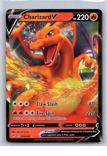 Pokémon 2020 Darkness Ablaze Charizard V 19/189 