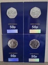 2017 Beatrix Potter Bu 50p Coin Set Peter Benjamin Tom And Jeremy New Very Rare