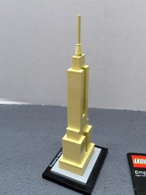 Lego Architecture Empire State Building 21002 Complete w/ Manual NO Box