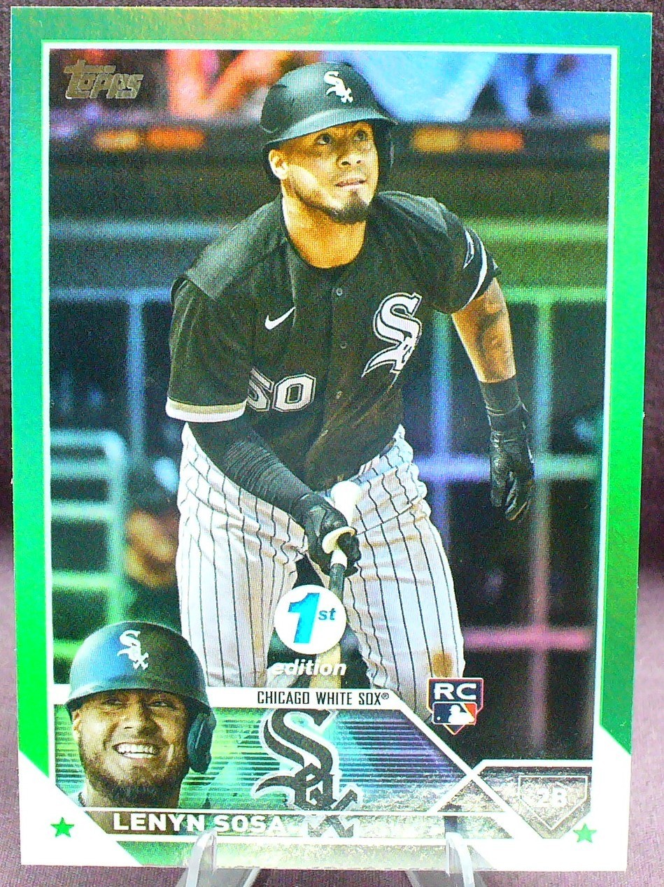 LENYN SOSA 2023 Topps 1st Edition #140 (RC)(#'d) /150 Green Foil