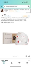 INIA Red Light Therapy Mask for Face, Glow Wireless LED Face Mask Light Therapy