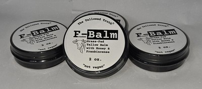 The Tallowed Truth F-Balm Tallow   Grass-fed, Grass-finished Tallow