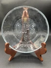 Blenko Clear Art Glass Dips Bowl Chips And Dip 1.5x6.5”