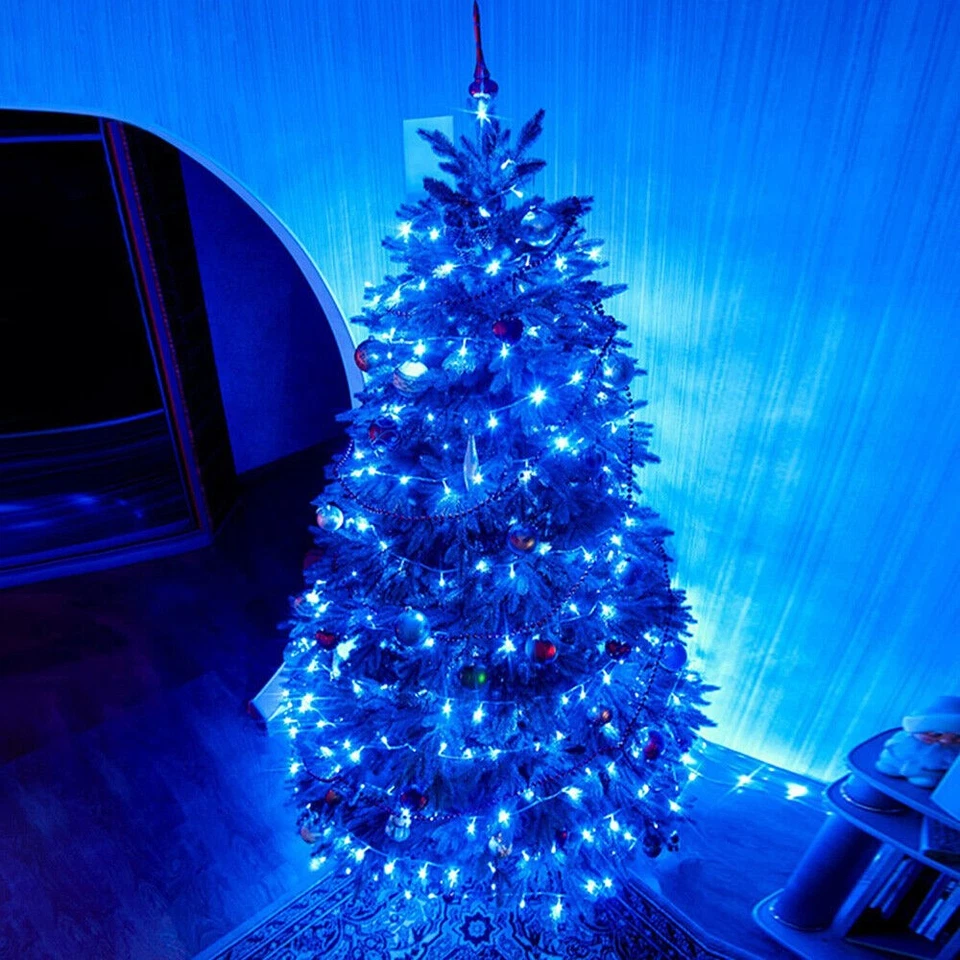 100-800 Luces LED Boda Jardín Fiesta Navidad Patio Luces Boda Árbol Decoración Foto 3 de 4