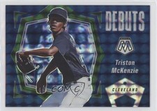 2021 Panini Mosaic Debuts Green Mosaic Prizm Triston McKenzie #PD14 00jz