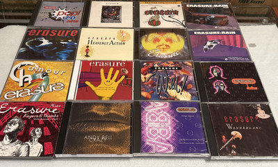 ERASURE CD LOT SINGLES REMIXES GREATEST HITS INNOCENTS RAIN SHIP OF FOOLS MORE..