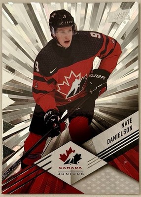 Nate Danielson Rookie 2024 Upper Deck Team Canada Juniors #8 Outburst (RC)