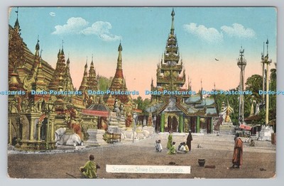 R793153 Szene auf Shwe Dagon Pagode D Ahuja Rangun