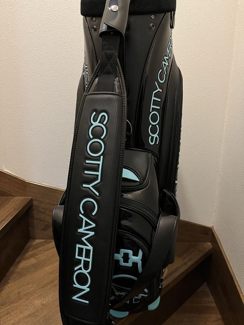 ゴルフバッグ・キャディバッグ Scotty Cameron Blue Wallpaper Staff Bag Scotty Cameron Blue Wallpaper Staff Bag Golf Caddy Bag Black