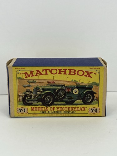 Vintage Matchbox Lesney Y-5 “ Models of Yesteryear ” 1929 4 1/2 Litre Bentley ❤️ - Picture 6 of 8