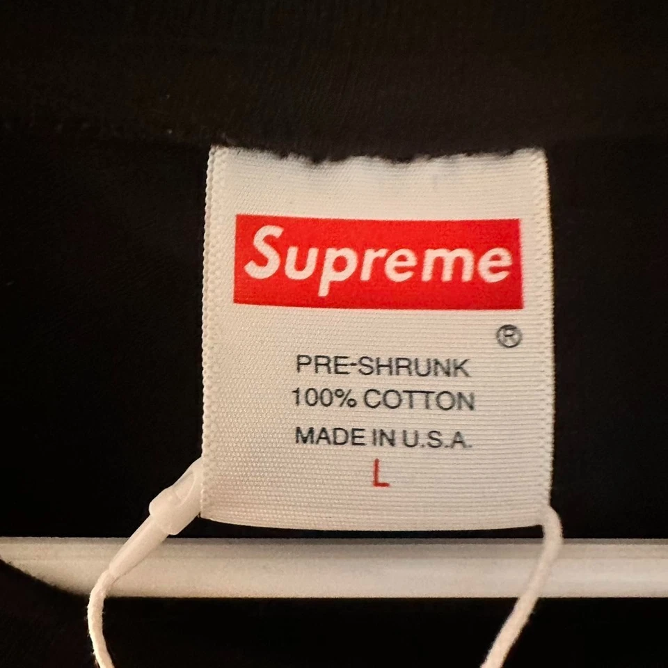 Supreme Dean Blunt Photo Box Logo Tee T-Shirt Black L - NEW Tagged - Large - Image 2 of 4