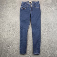 BLUE SPICE Kids Girls Size 7 Jeans Denim Skinny Fit Stretch Blue