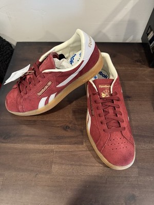 Reebok Club C Grounds Sneaker Rich Maroon/Moonstone/Brass US Men 11