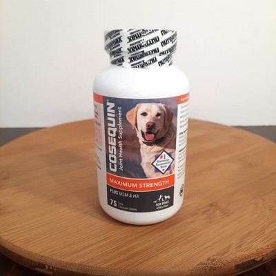 Nutramax Cosequin Max Strength Joint Health Supplement Dogs 75 Chewable 09/2026