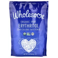 Organic Pure Erythritol, Zero Calorie Sweetener, 12 oz (340 g)