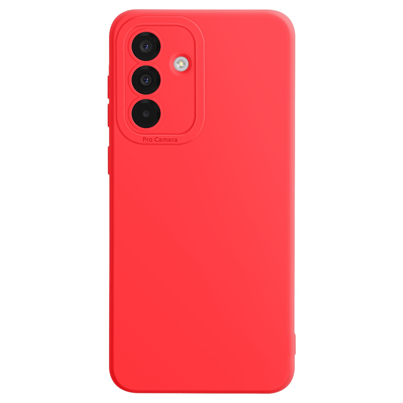 Évitez les rayures d'objectifs avec la coque Galaxy A56 Avizar rouge silicone