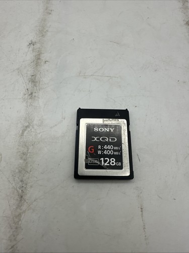 Sony G Series 128GB XQD Memory Card, 400MB/s Write Speed, 440MB/s Read Speed